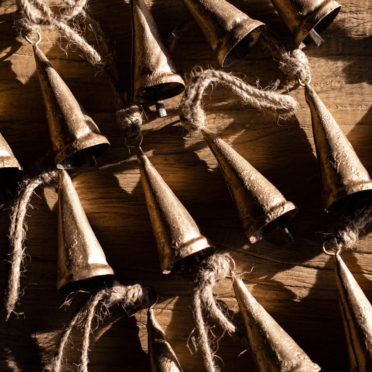 Tapered Brass Inspired Bell Ornaments | By Luxe B Co. 