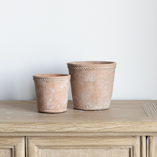 Terracotta Deco Planters | By Luxe B Co.