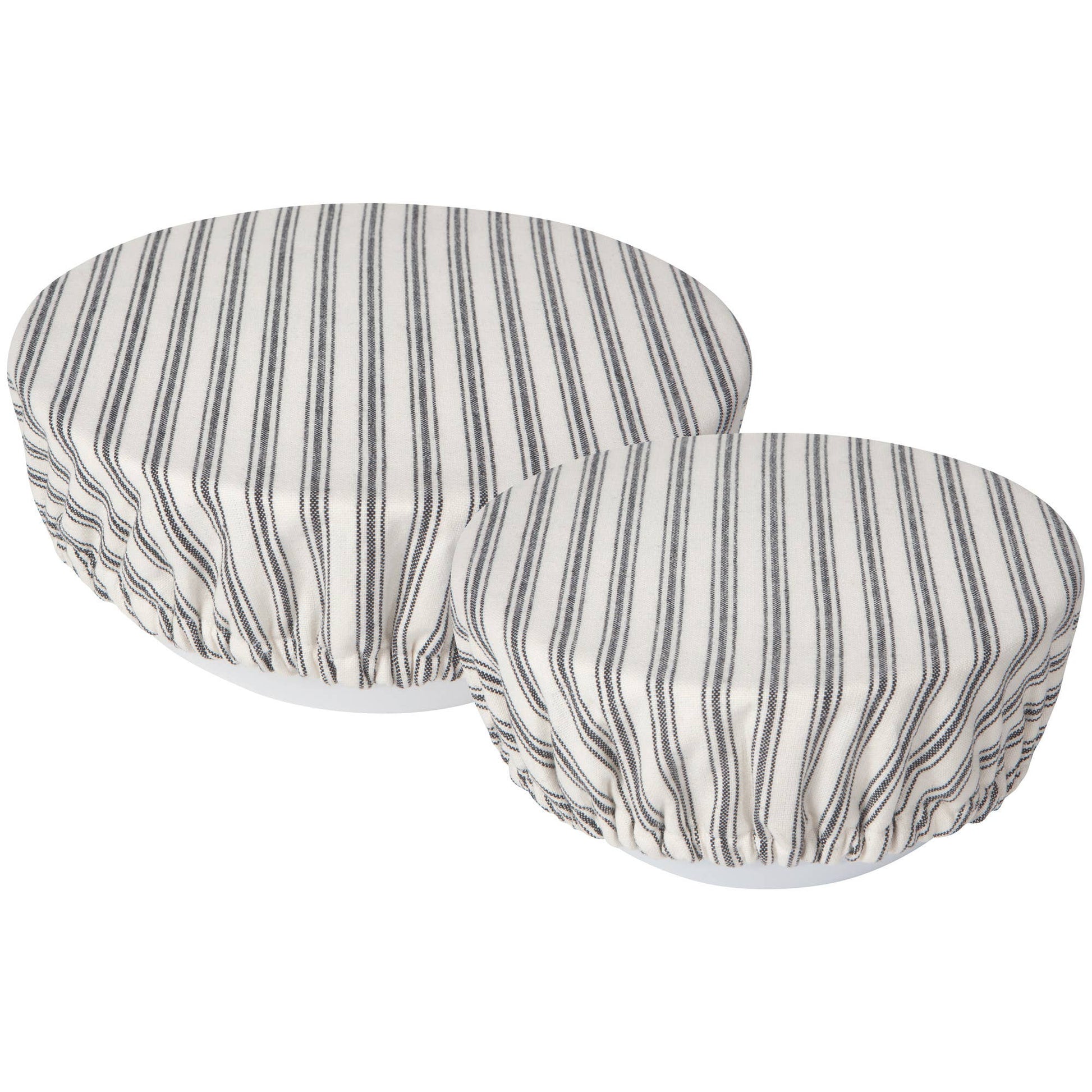 Ticking Stripe Bowl Covers Set of 2 | By Luxe B Co.