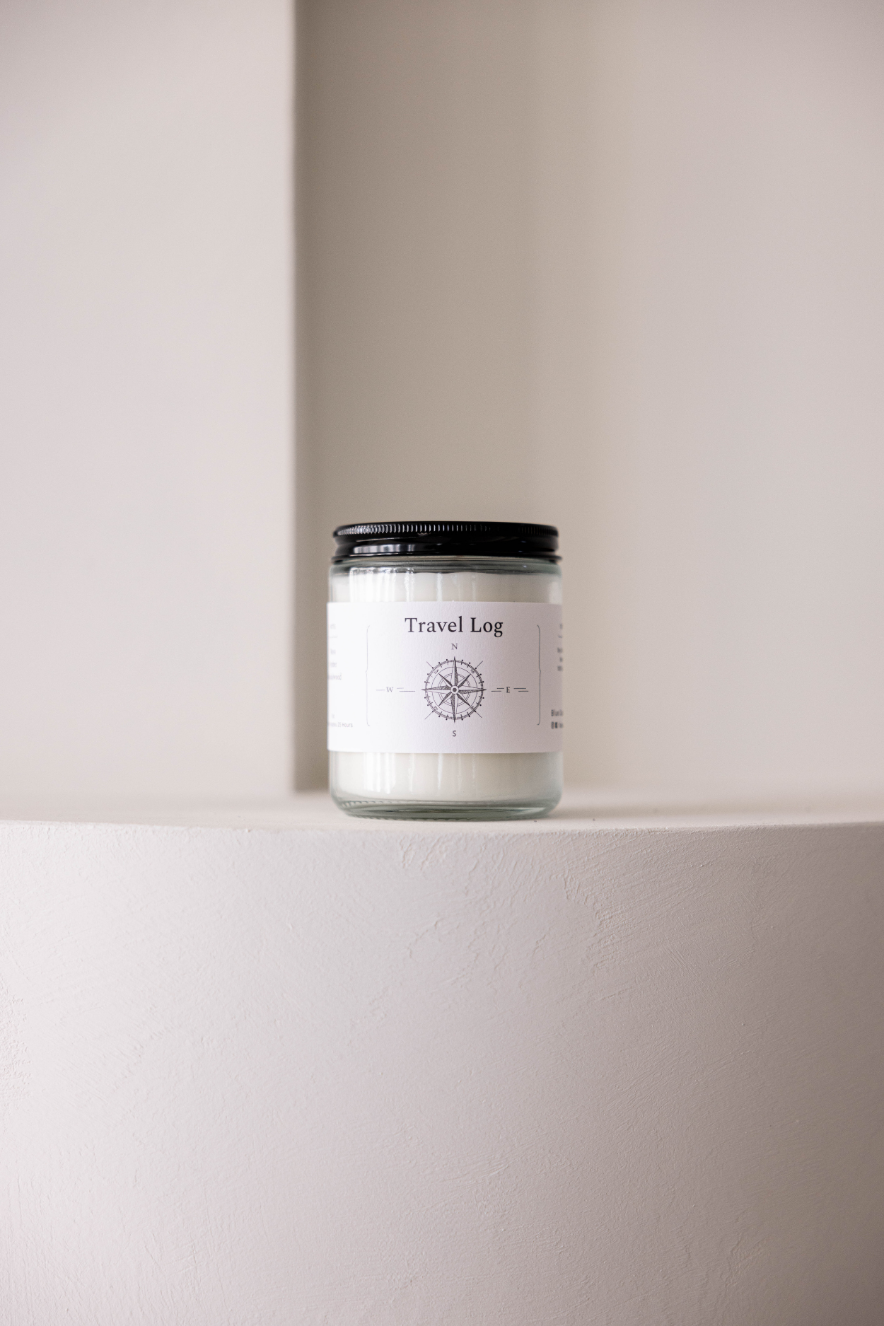 Travel Log Jar Candle | By Luxe B Co.