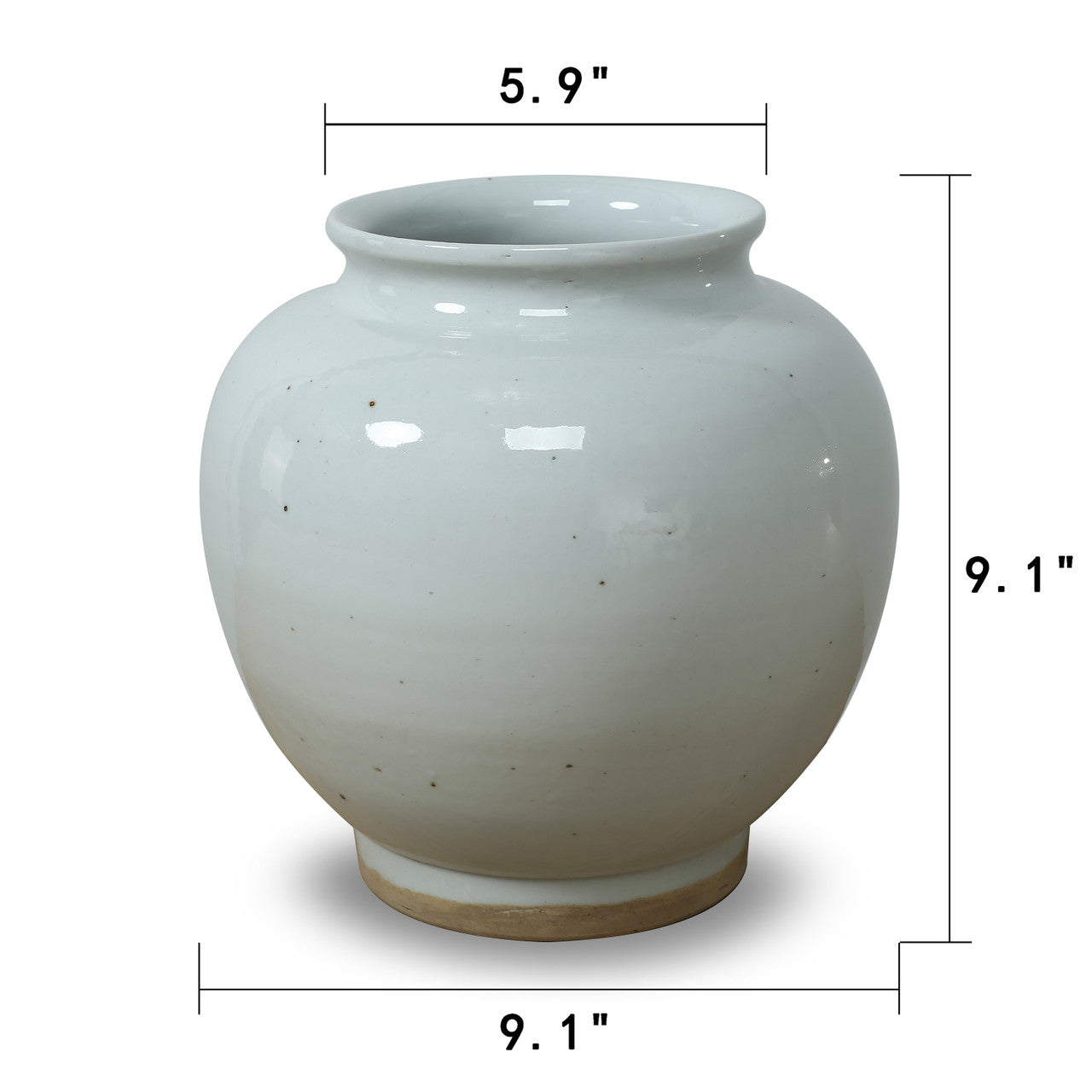 Unglazed Round Vase | By Luxe B Co.