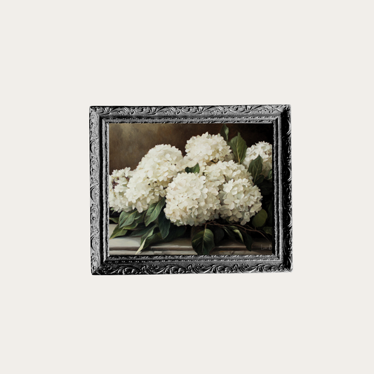 Hydrangeas Framed Art | By Luxe B Co. 
