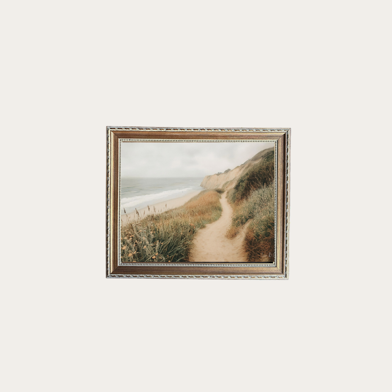 Oceanside Trail Framed Art | By Luxe B Co. 