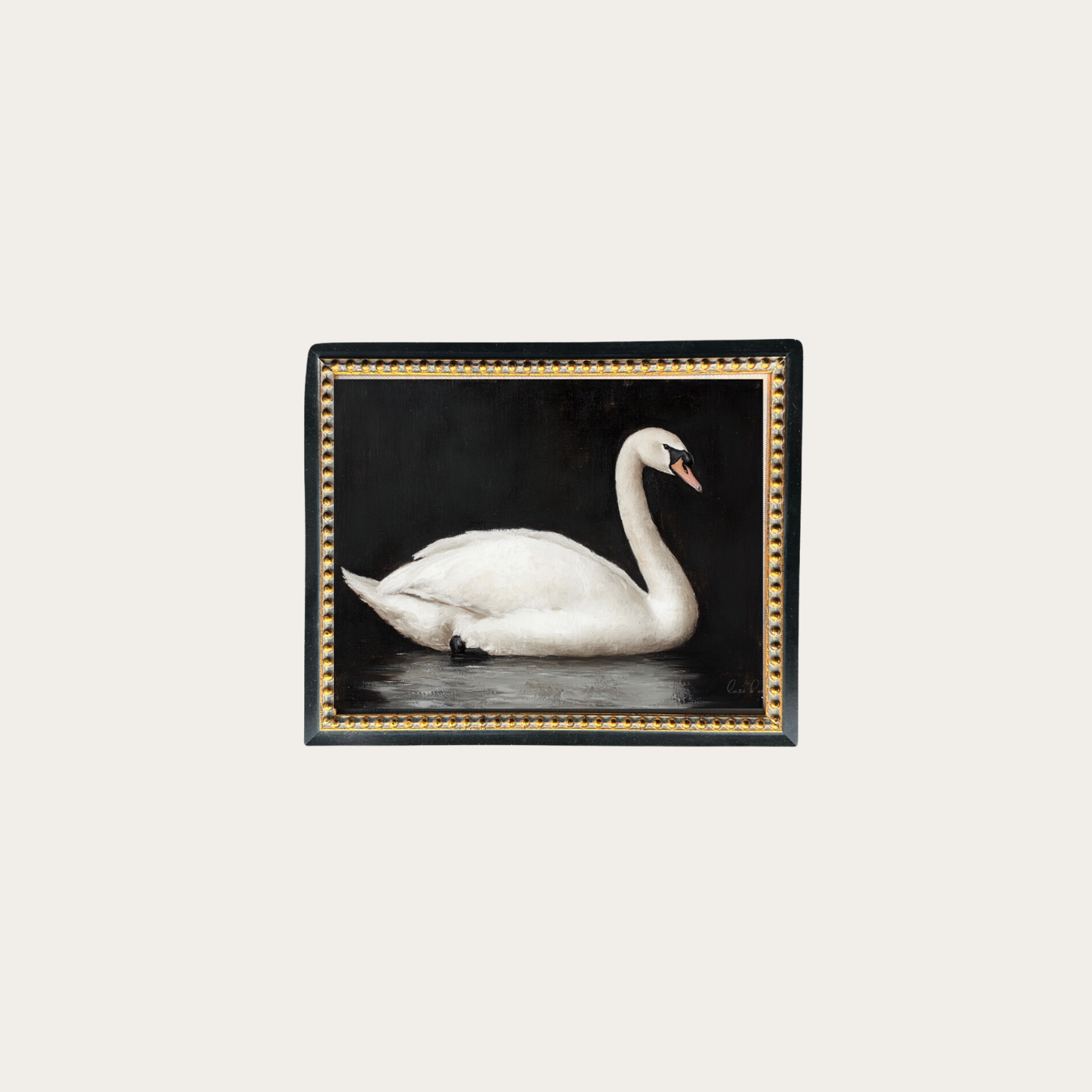 Moody Swan Vintage Art By Luxe B Co 