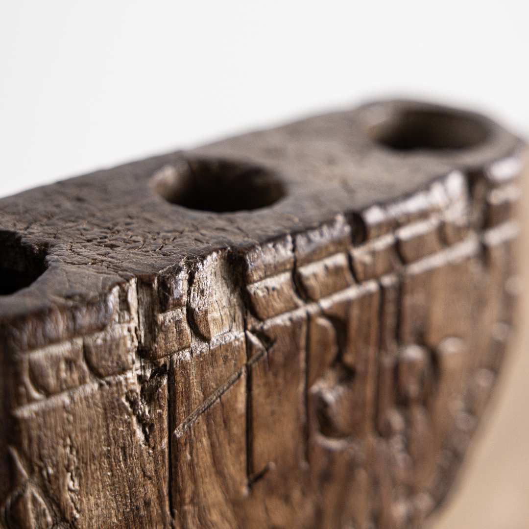 Vintage Indian Artifact Candle Holder | By Luxe B Co. 