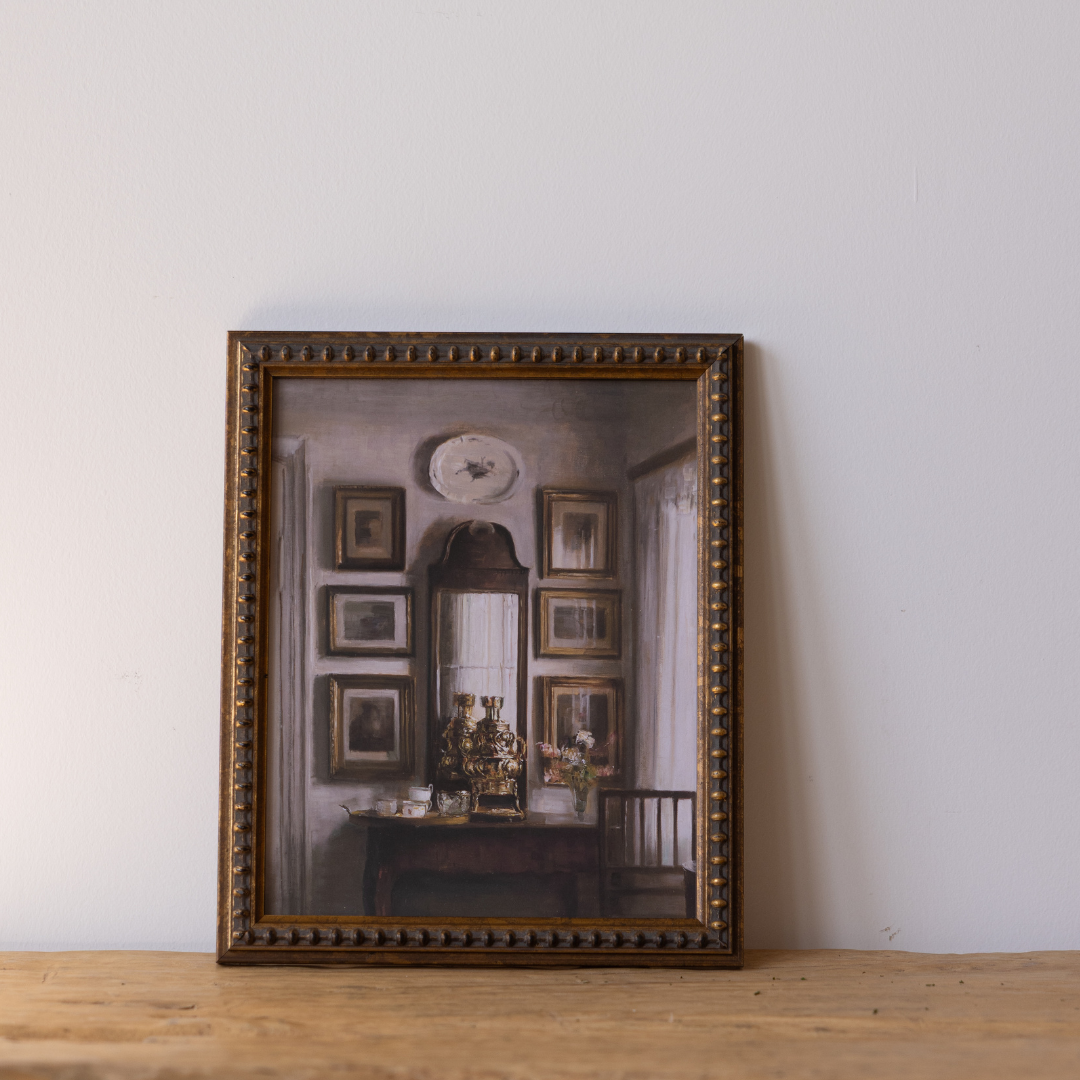Vintage Collector’s Room Framed Art By Luxe B Co.