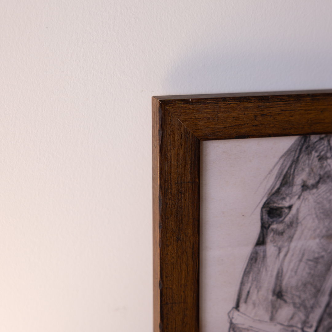 Vintage Country Pursuit Sketch Framed Art By Luxe B Co. 
