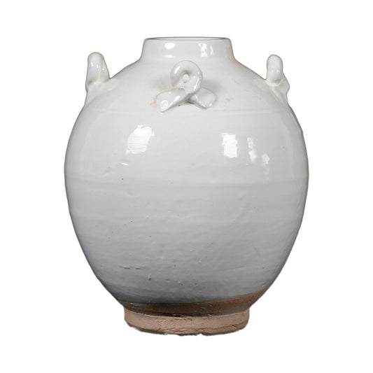 Vintage Inspired Four Handle Glazed Pot | By Luxe B Co.