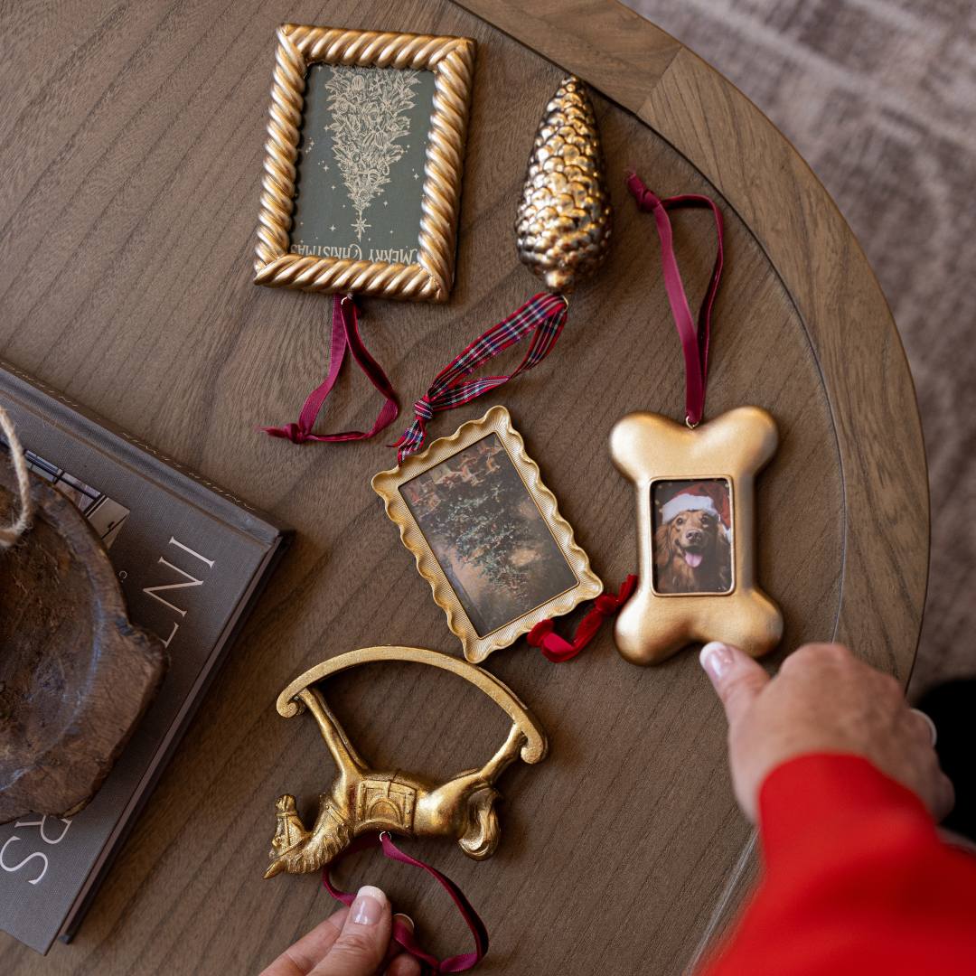 Vintage Inspired Pinecone Ornament By Luxe B Co.
