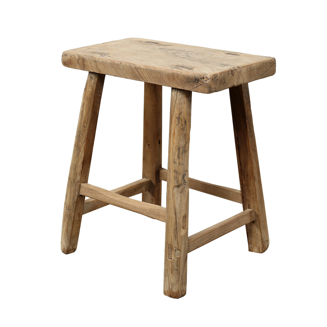 Vintage Inspired Rectangular Stool | By Luxe B Co.