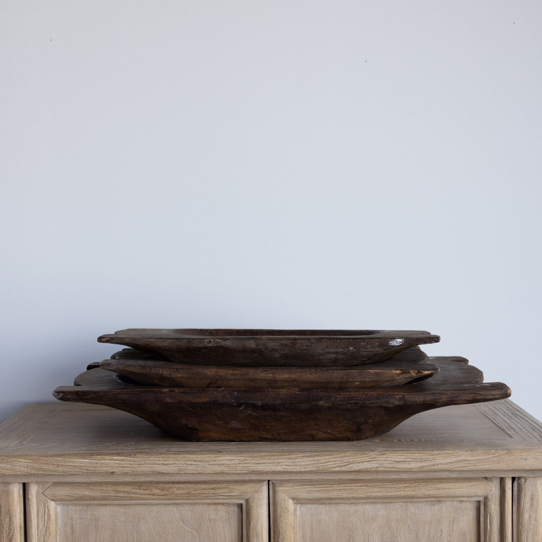 Vintage Inspired Saranda Dough Bowl | By Luxe B Co. 