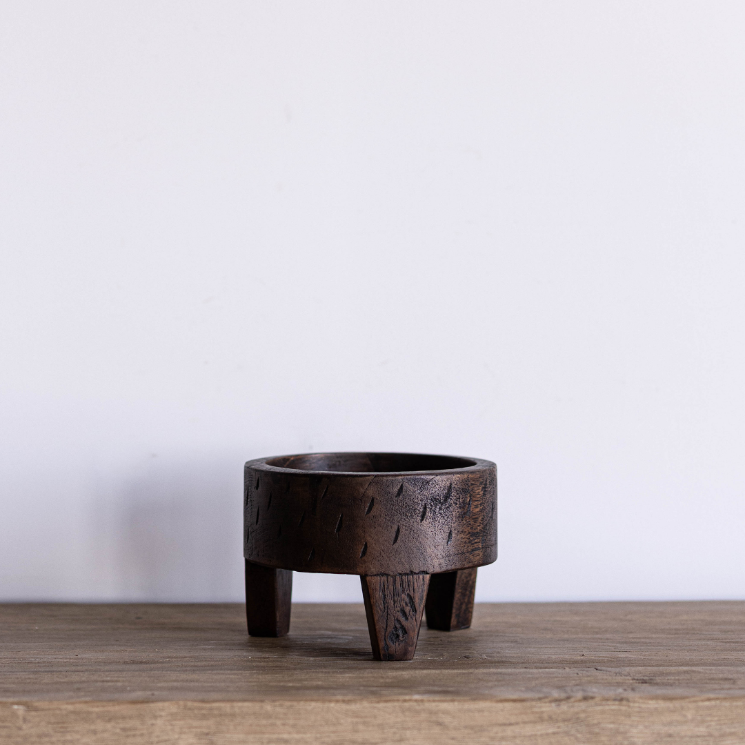 Vintage Inspired Wooden Bowl Riser By Luxe B Co. 