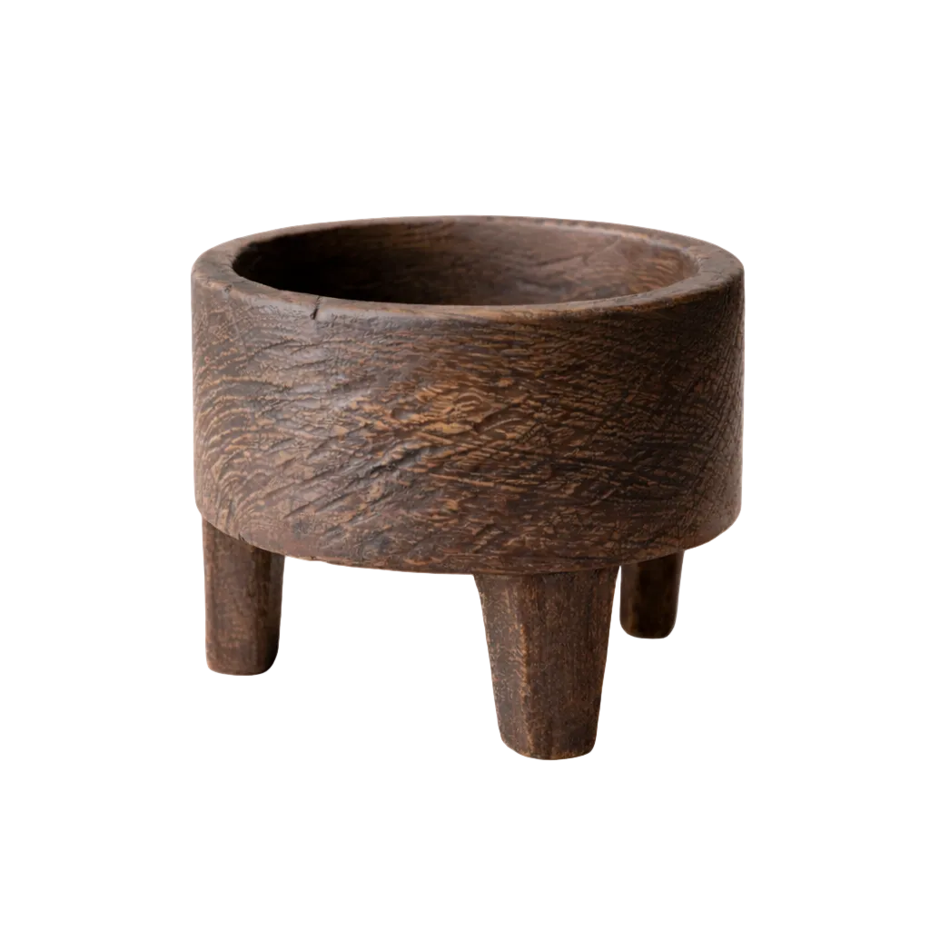 Vintage Inspired Wooden Bowl Riser | By Luxe B Co. 