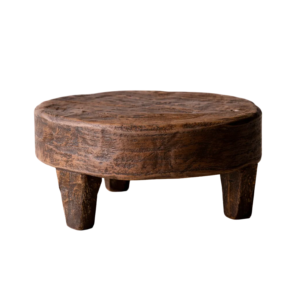 Vintage Inspired Wooden Pedestal Riser | By Luxe B Co.