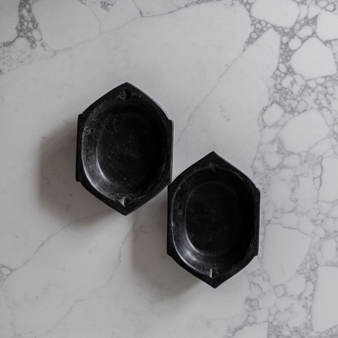 Vintage Marble Black Bowl | By Luxe B Co.