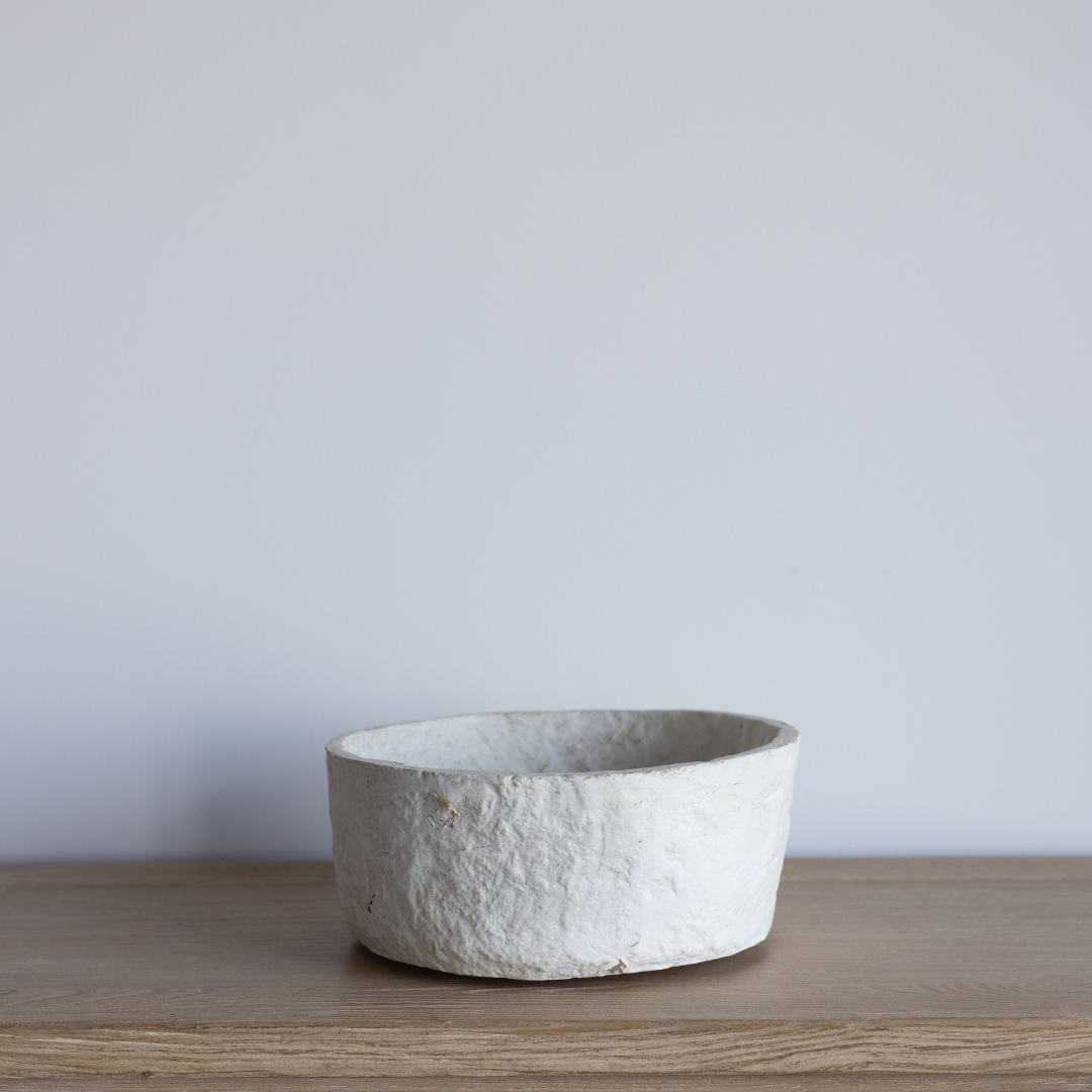 Vintage Paper Mache Pot Set of 3 | By Luxe B Co