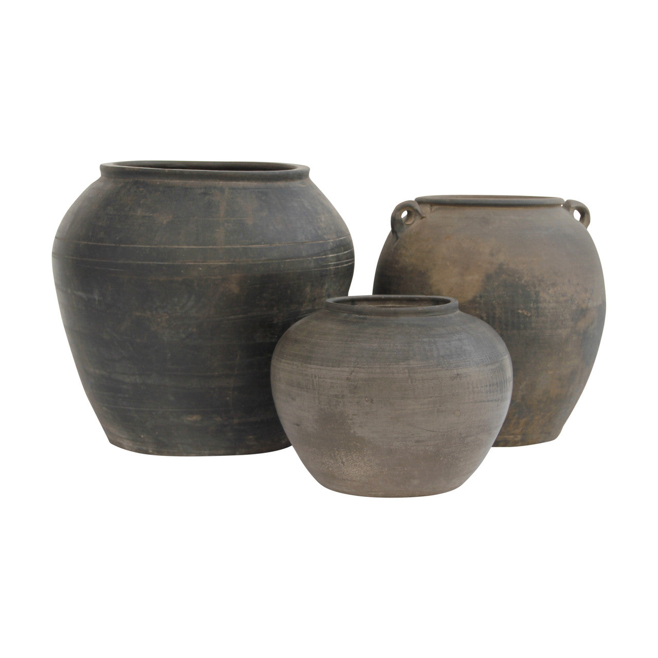 Vintage Pottery Pot Charcoal | By Luxe B Co.
