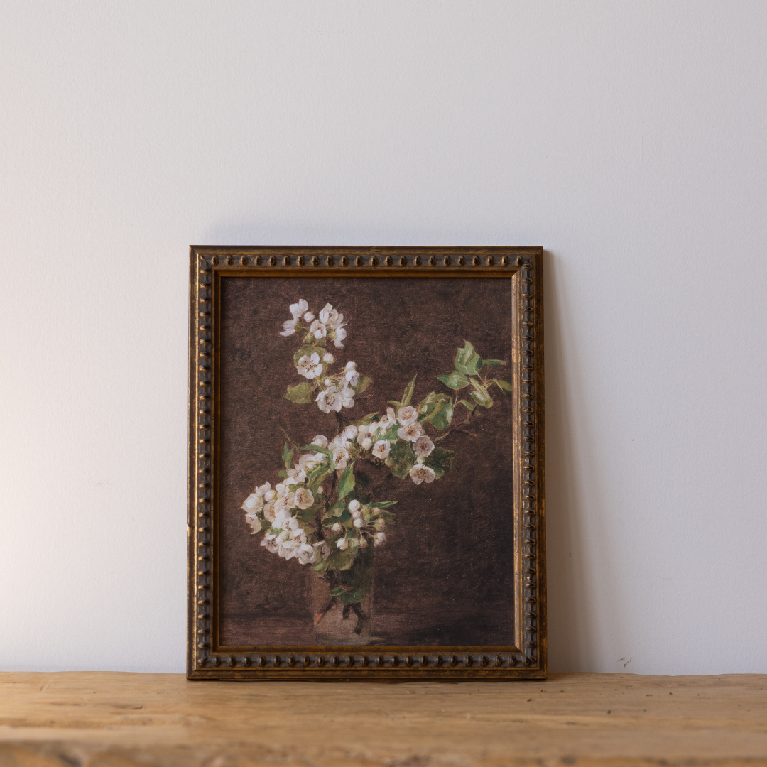 Vintage Spring Blossoms Framed Art By Luxe B Co. 