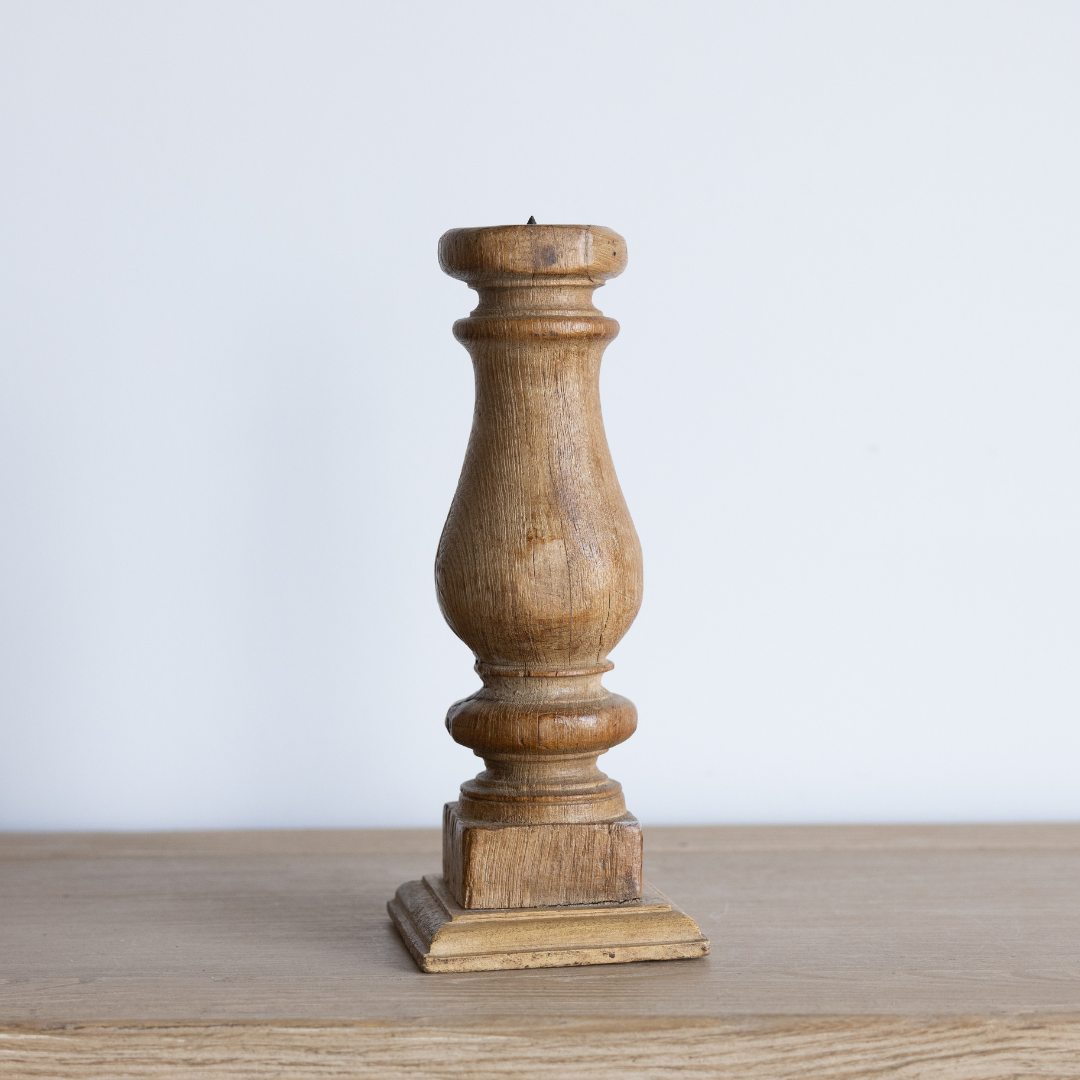 Vintage Wooden Candlesticks | By Luxe B Co
