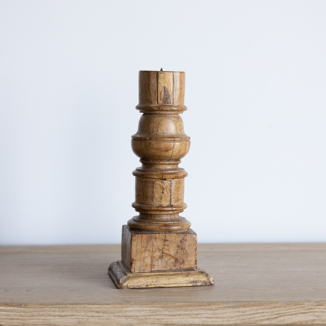 Vintage Wooden Candlesticks | By Luxe B Co