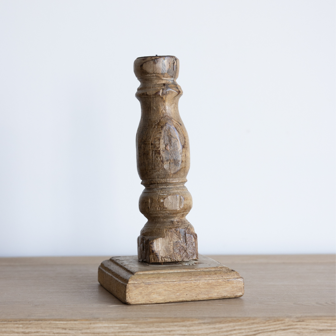 Vintage Wooden Candlesticks | By Luxe B Co