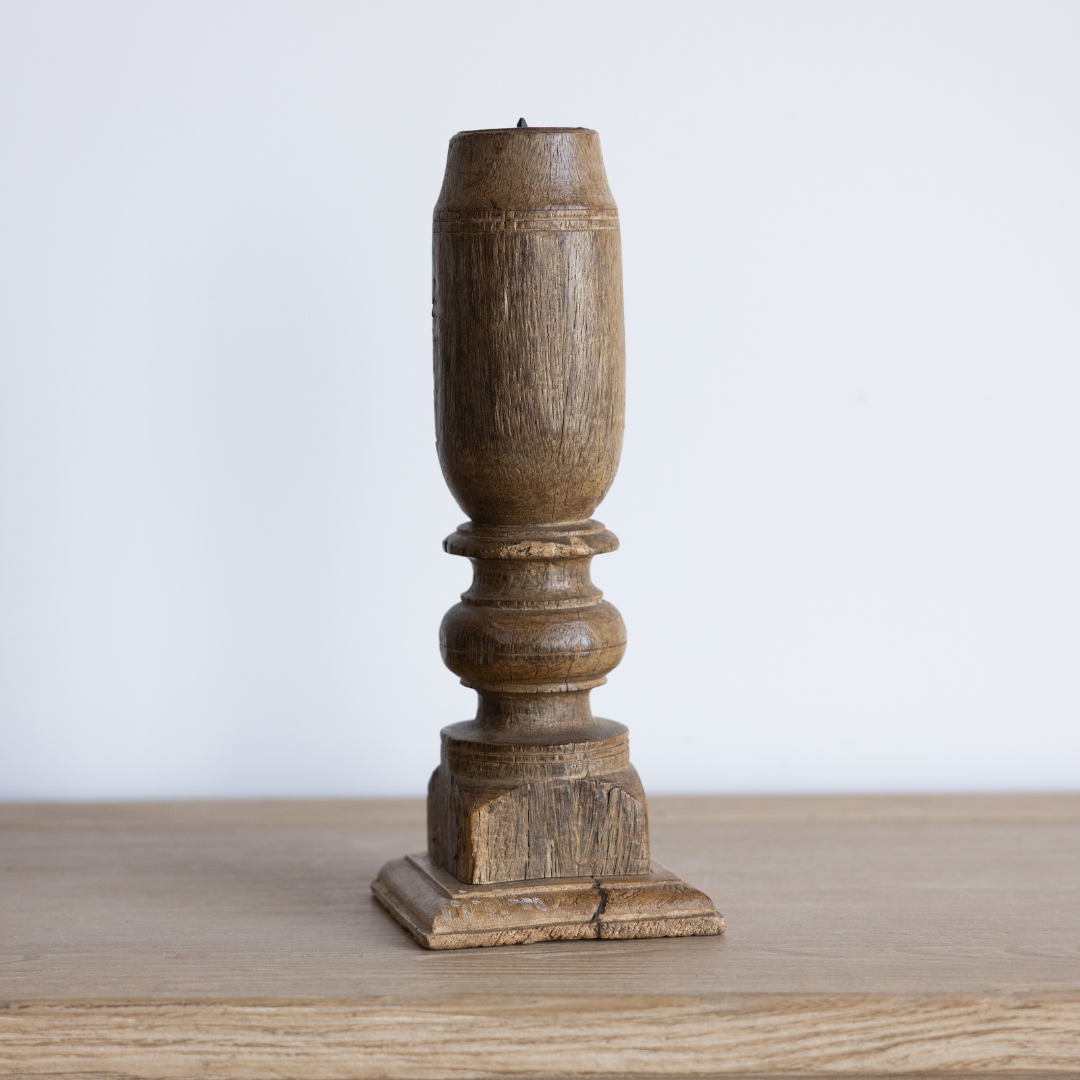 Vintage Wooden Candlesticks | By Luxe B Co
