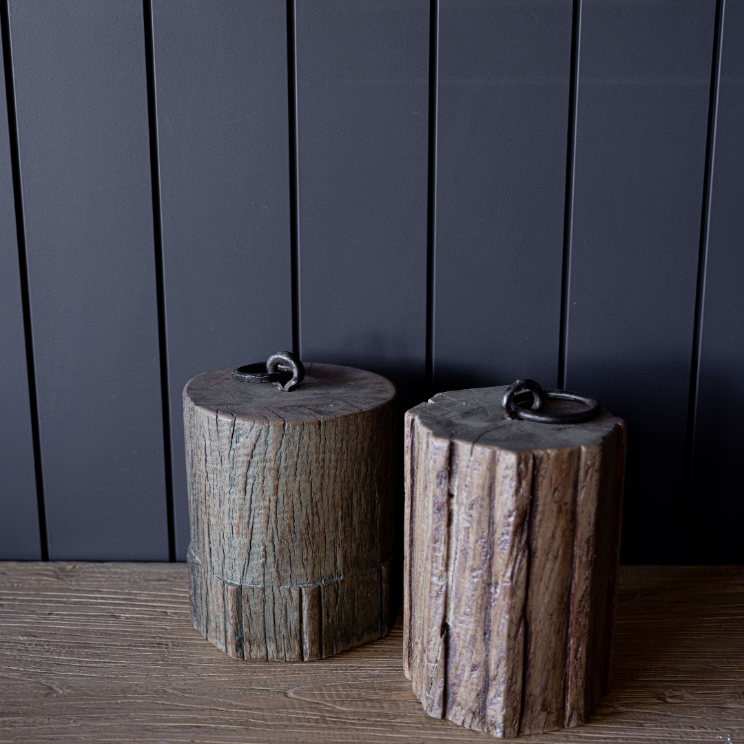 Vintage Wooden Door Stopper | By Luxe B Co.