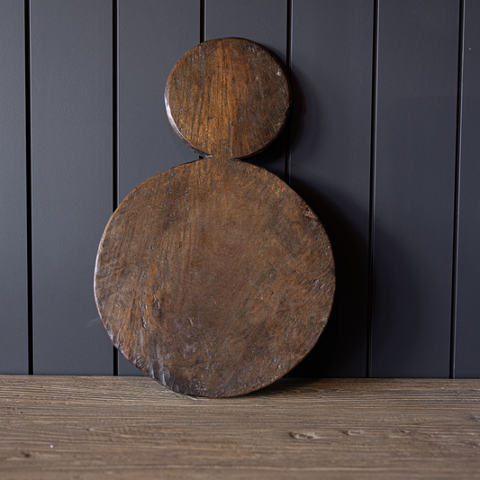 Vintage Wooden Double Chapati Board | One Of A Kind | By Luxe B Co.