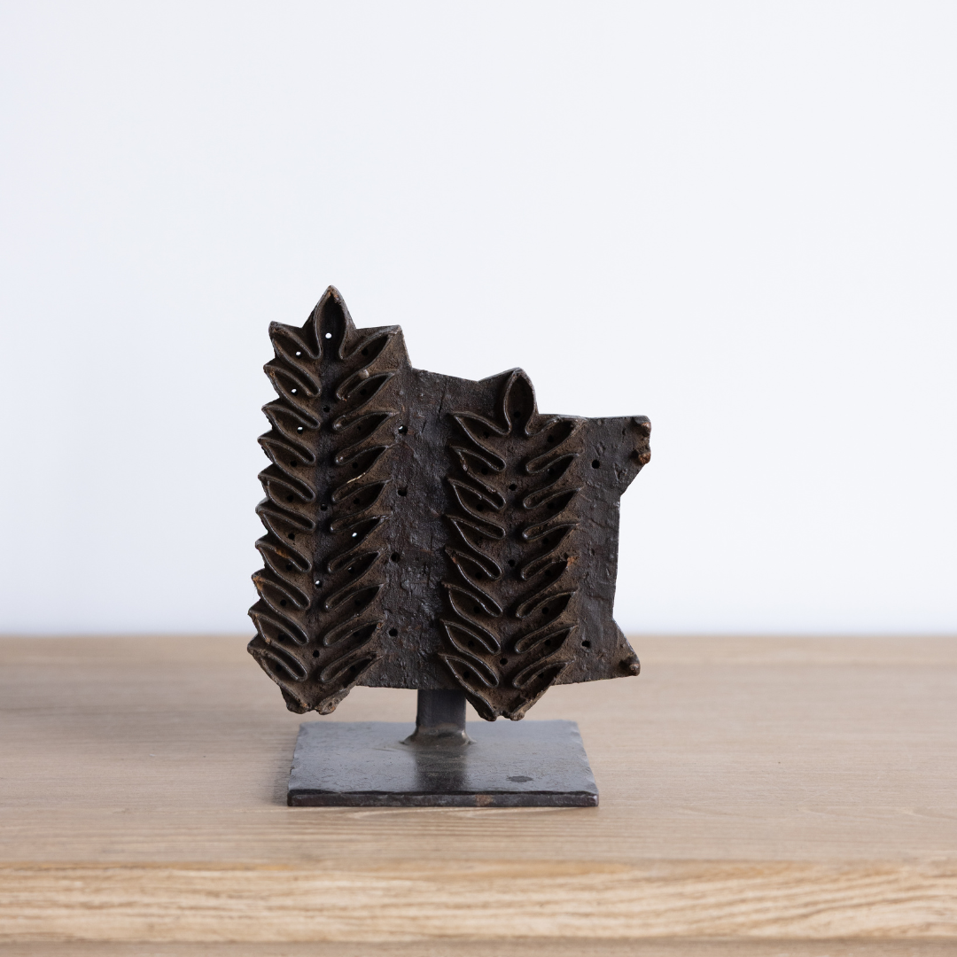 Vintage Wooden Printing Block Stamps With Stand | By Luxe B Co.