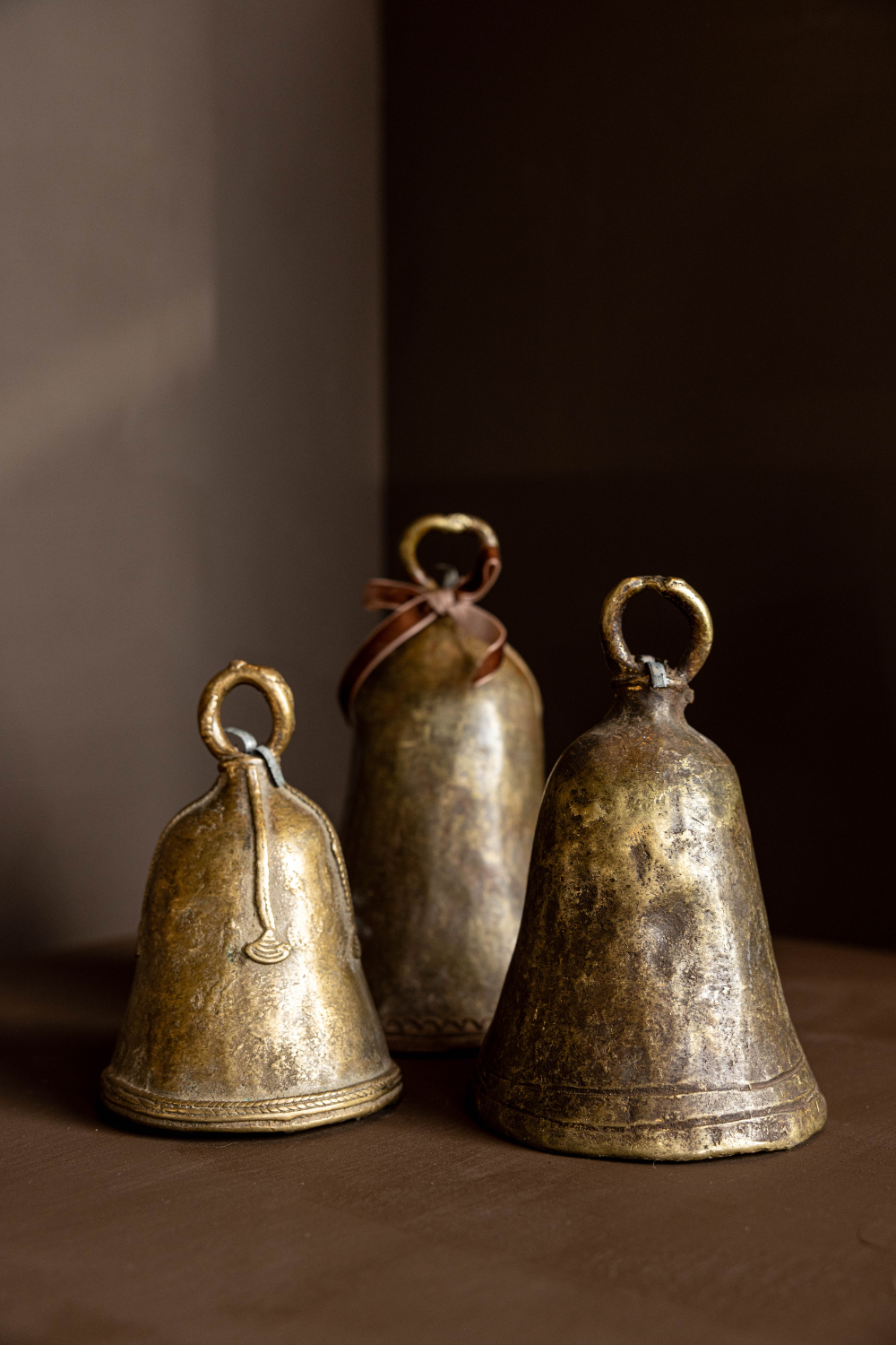 Antique Brass Cow Bell