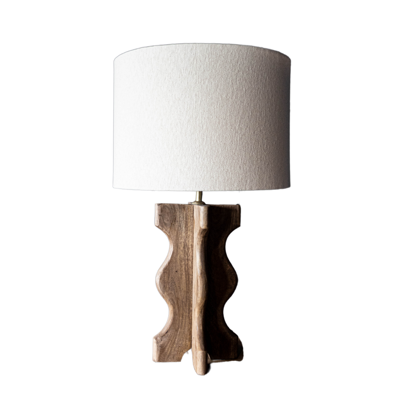 Wavy Wooden Table Lamp | By Luxe Co.