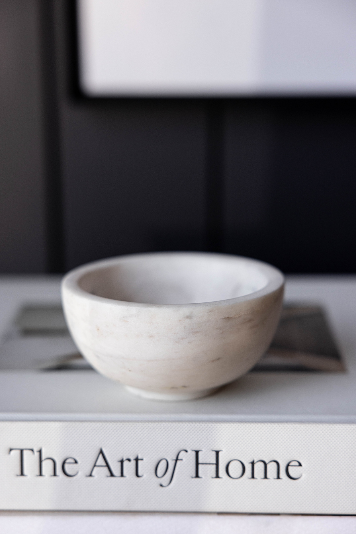 White Handmade Marble Dish By Luxe B Co.