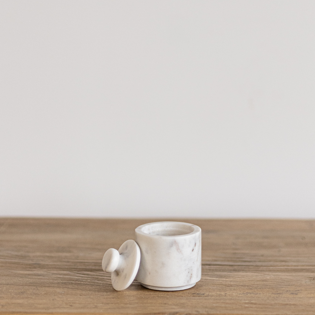 White Marble Pinch Pot | By Luxe B Co.