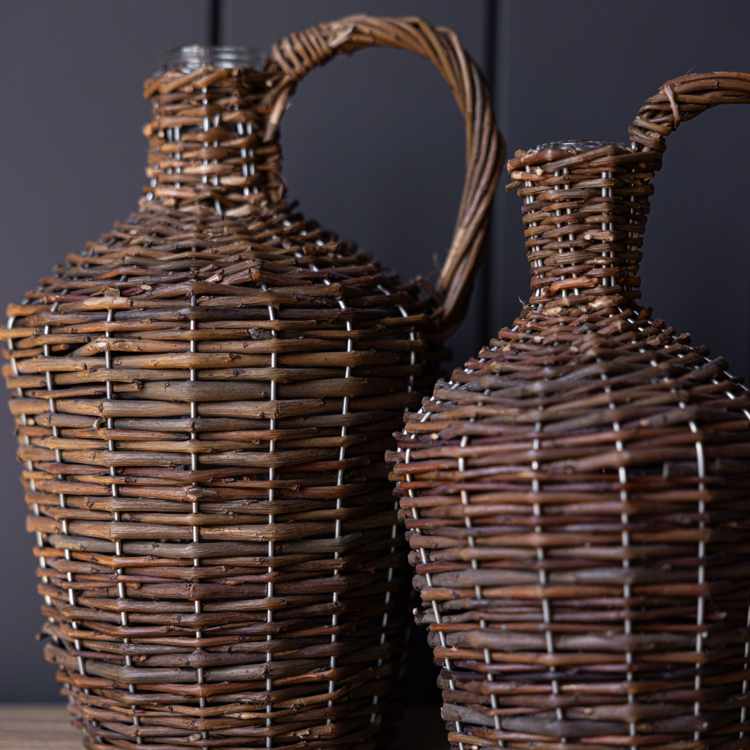 Willow Wrapped Jug | By Luxe B Co.
