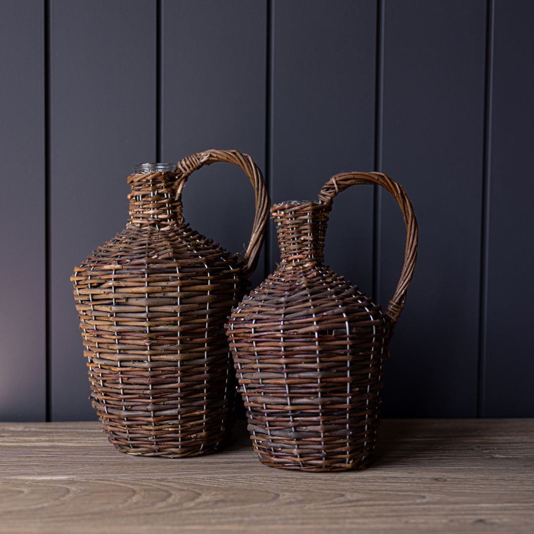Willow Wrapped Jug | By Luxe B Co.