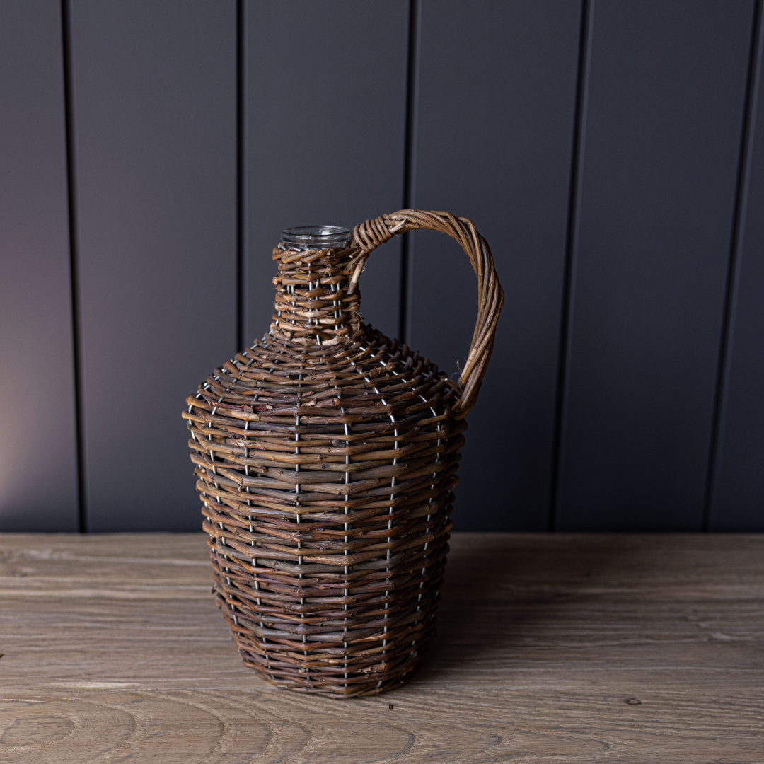 Willow Wrapped Jug | By Luxe B Co.