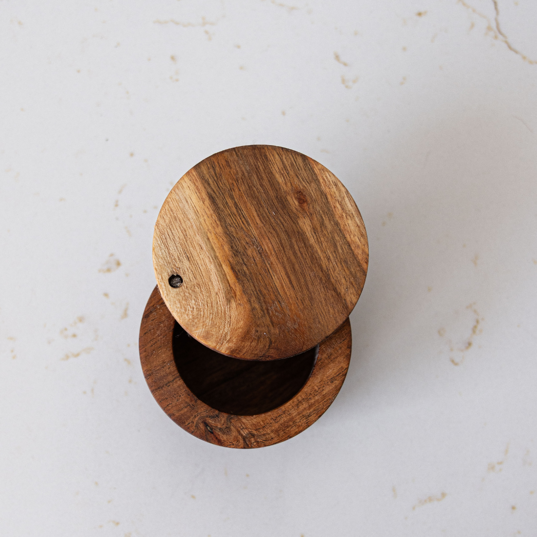 Wood Salt Cellar | By Luxe B Co.