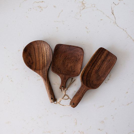 Wood Serving Set | By Luxe B Co.