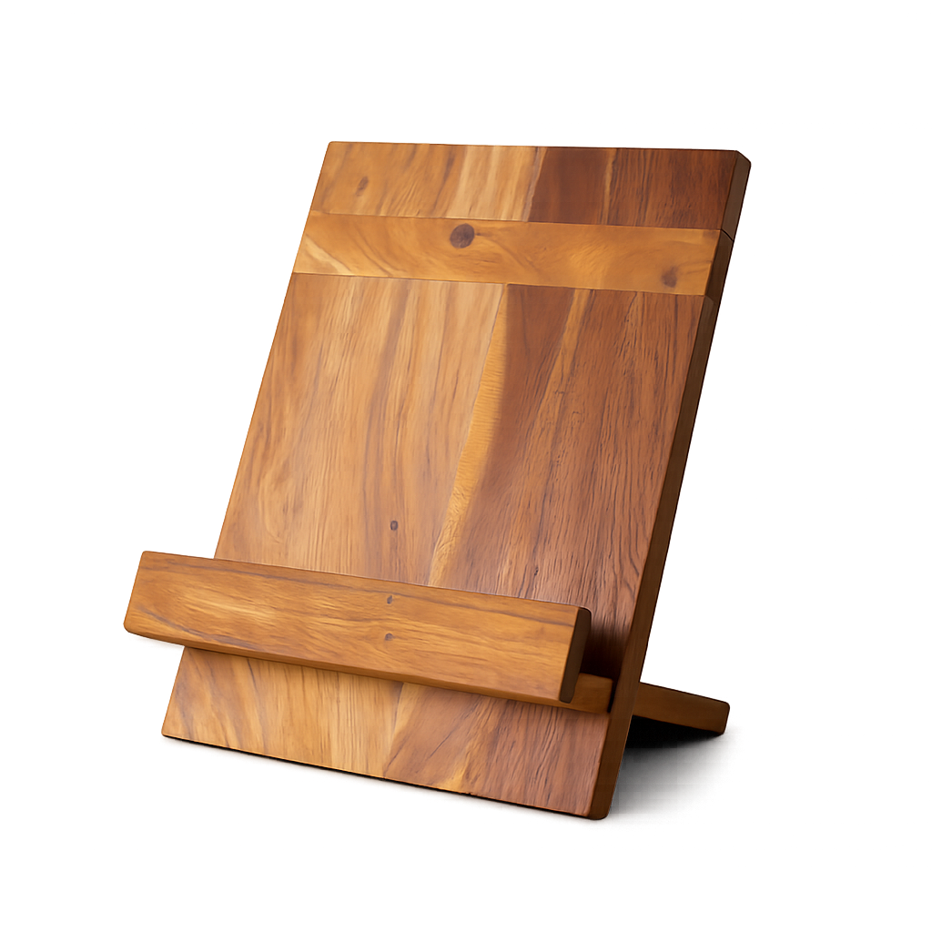 Wooden Cookbook Stand | By Luxe B Co. 