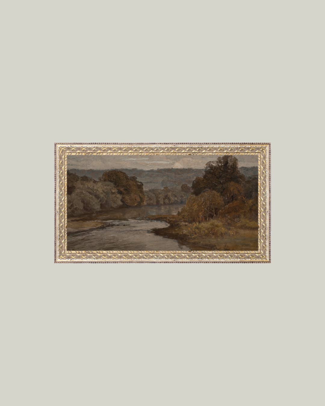 Autumn River Framed Antique Art - Luxe B Co