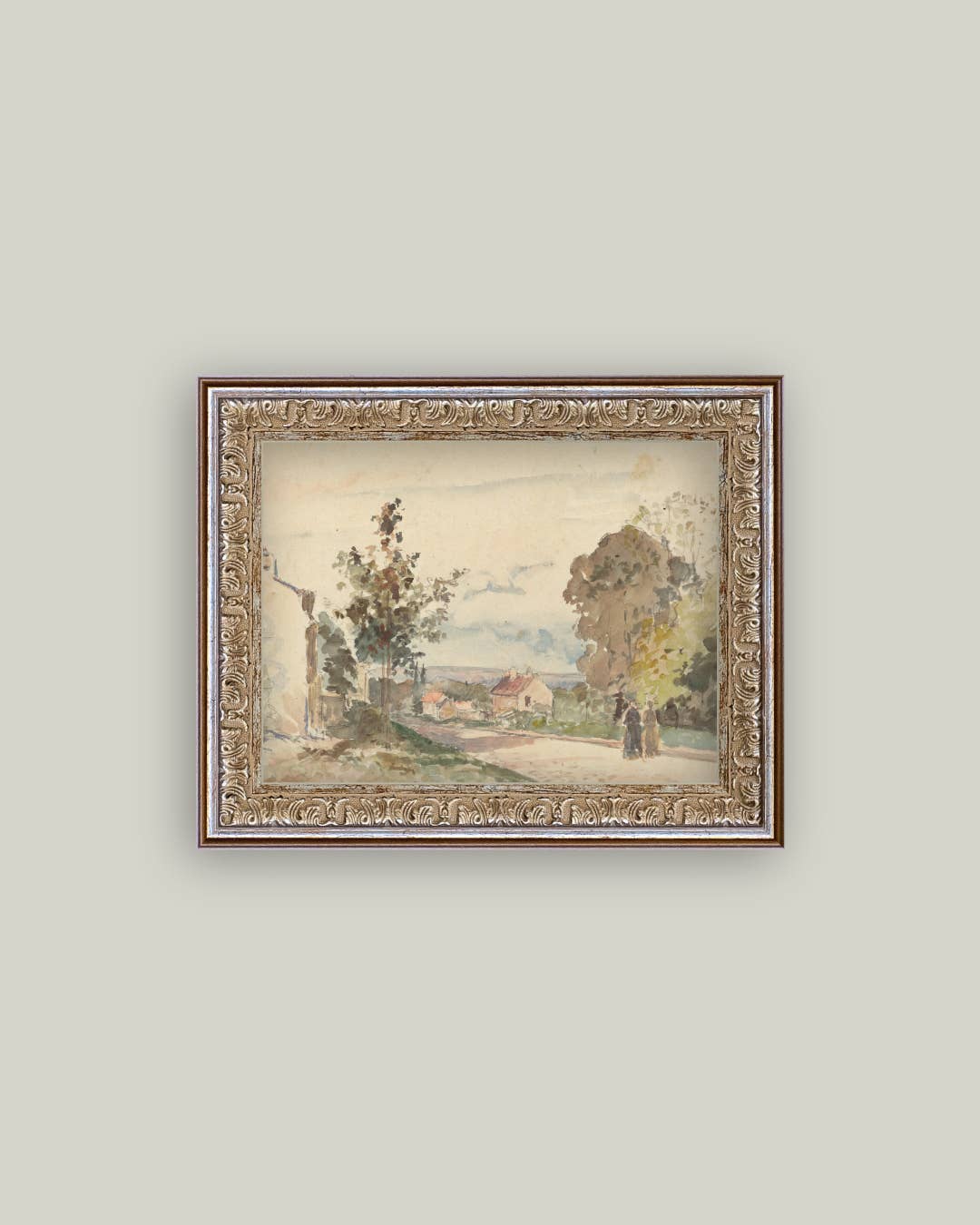 The Road From Versailles Framed Antique Art - Luxe B Co