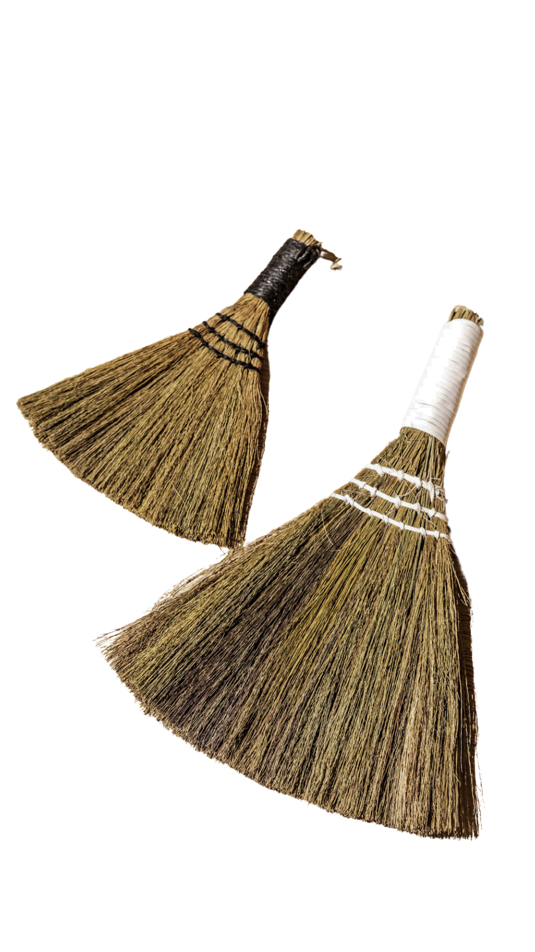 Handmade Brooms Large White - Luxe B Co