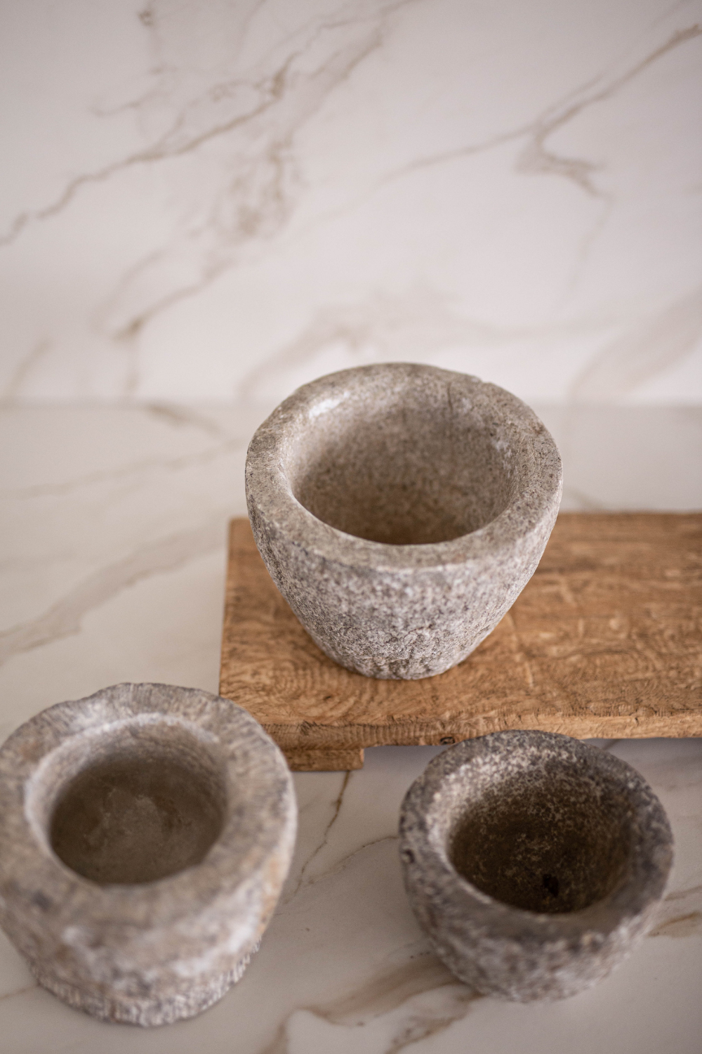 Stone Mortar Vintage Bowl | By Luxe B Co.o