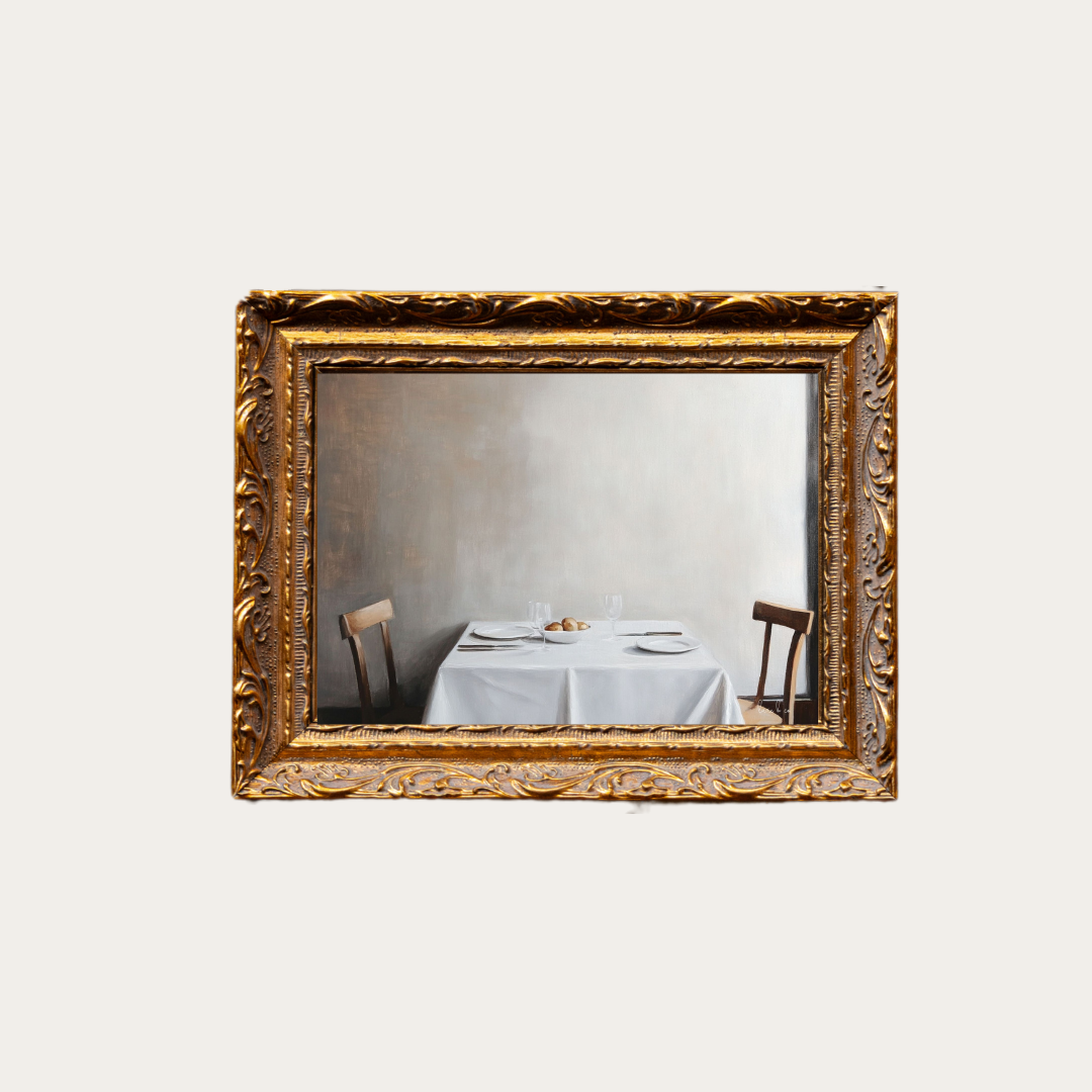 French Bistro | French Brass Gold Mould Framed Art - Luxe B Co
