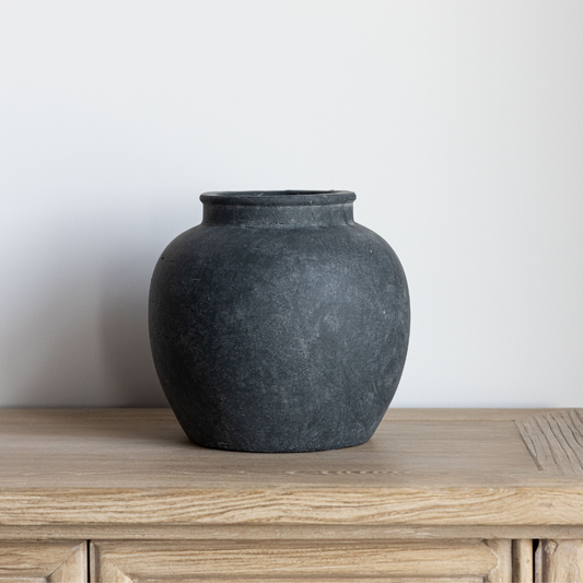 Charcoal Clay Pot