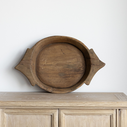 Round Wooden Tray