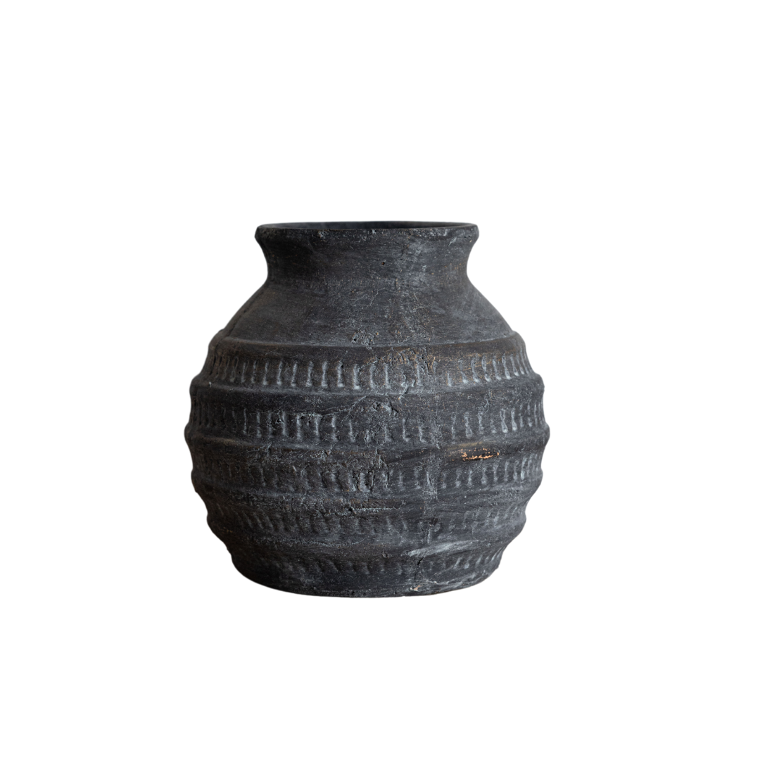 Terracotta Stripe Vase - Luxe B Co