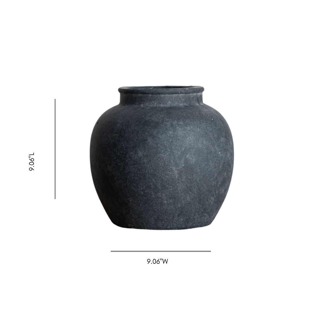 Charcoal Clay Pot - Luxe B Co