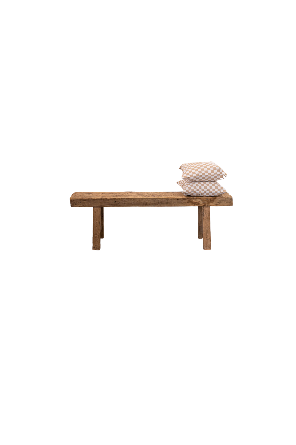 Beirut Elm Wood Bench Moyen | By Luxe B Co. 