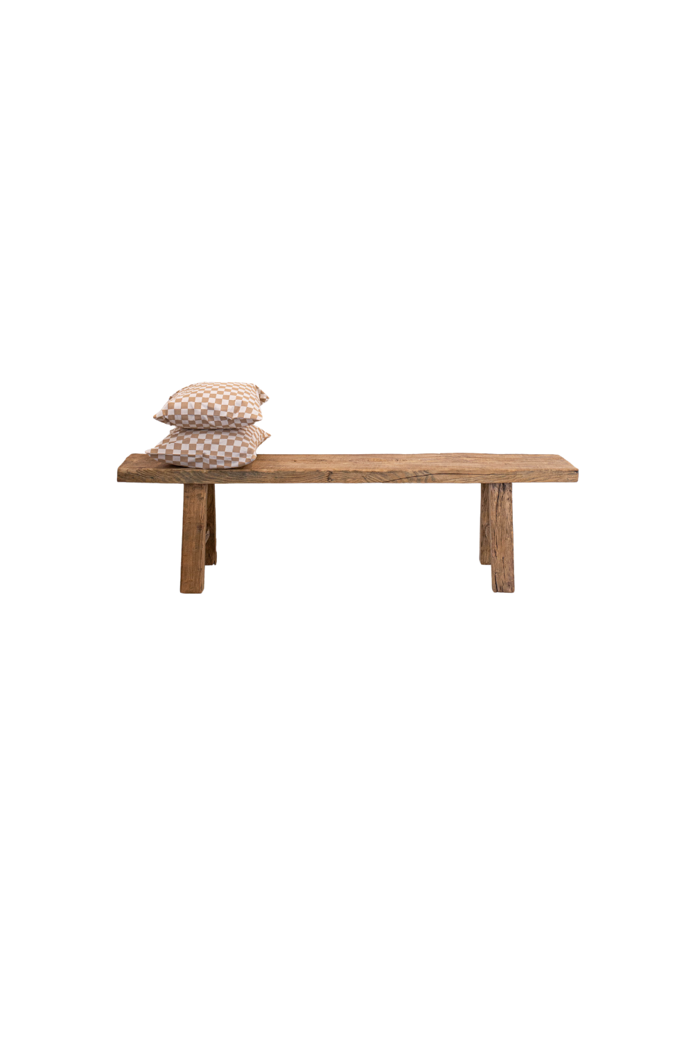 Beirut Elm Wood Bench Grand | By Luxe B Co. 